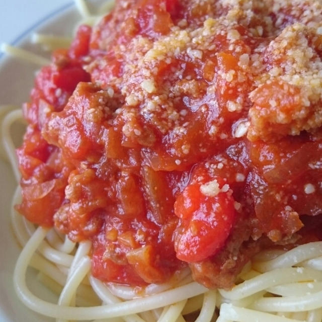 ミートソースパスタ