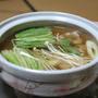 はりはり鍋　水菜と豚肉のお鍋です。