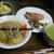 そら豆のスープと赤魚ソテー