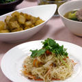 乾物でエスニックビーフン。大根と高野豆腐の味噌カレー蒸し。の晩ご飯。 by 西山京子/ちょりママさん
