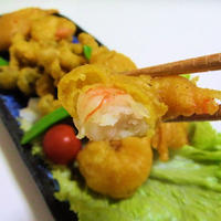プリプリ海老のさくふわカレーフリット
