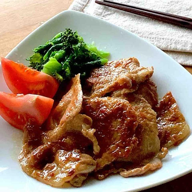 ＊豚肉のはちみつ生姜醤油焼き＊【#簡単 #楽うま #すぐでき #はちみつ #生姜焼き #おうちごはん #おうち居酒屋】
