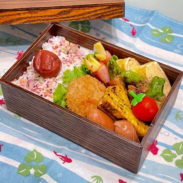 【お弁当】寝坊したし頭が回らない今日この頃…｡