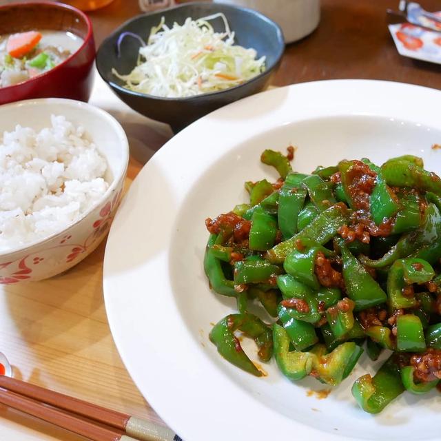 高知県産ピーマンで作る麻婆ピーマン