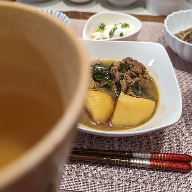 カレー風味肉じゃが