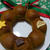 メリークリスマス♪久々に手ごねで抹茶のリースパン。