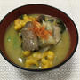 (ヤマキだし部）かぼちゃ団子のみそ味すいとん♫