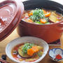 和風出汁を使ってトマトカレー鍋