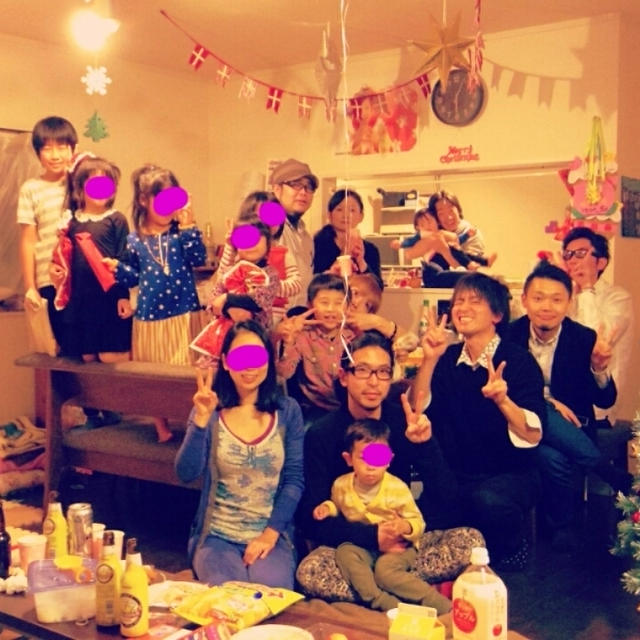編集さん宅のXmasパーティーはこんな感じでした。