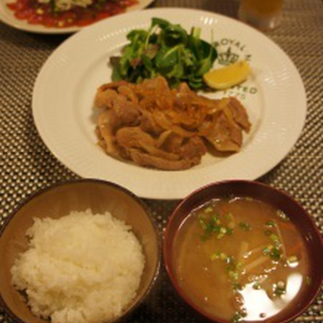 発酵食品パワー☆塩麹の生姜焼き