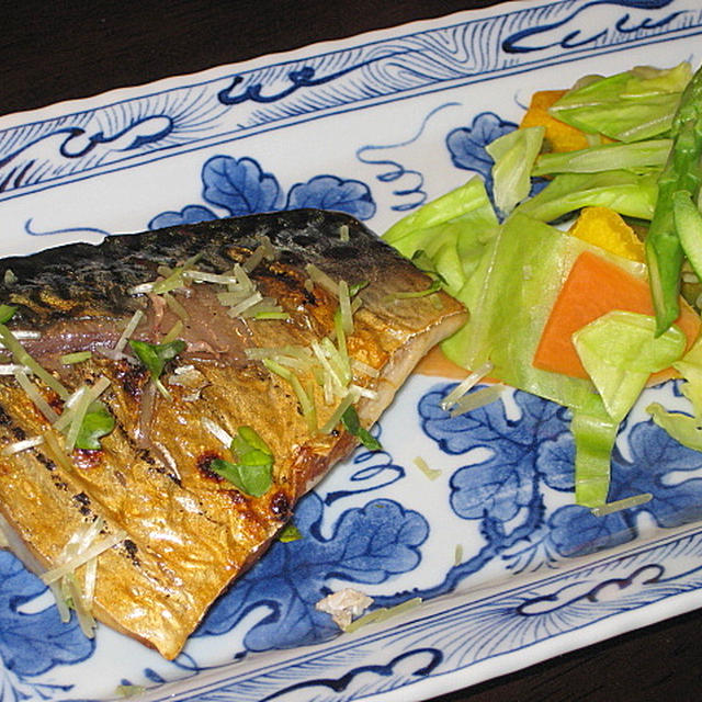 焼き塩サバ