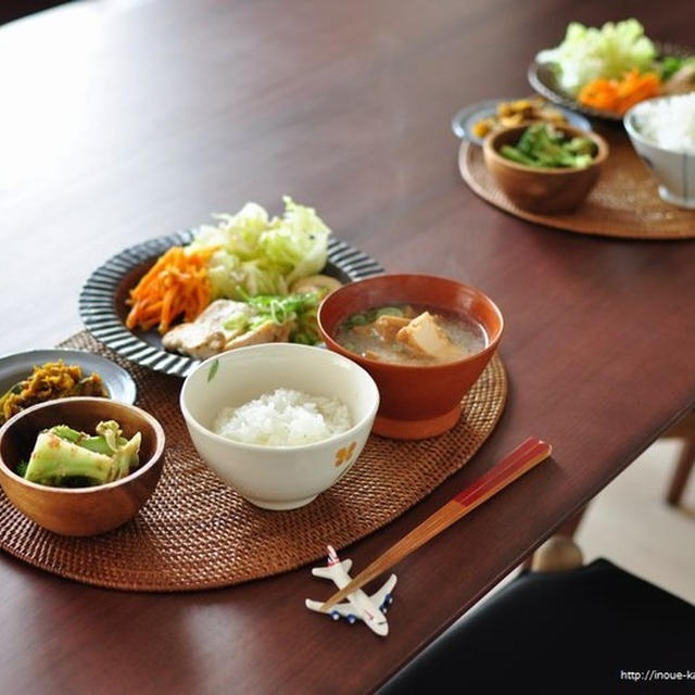 恥ずかしがりは誰に似たん？と、一昨日の晩ごはん