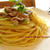 豚肉とレタスの中華風パスタ