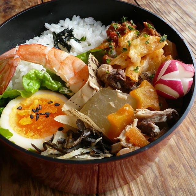 ペンネのチーズ焼き弁当♪