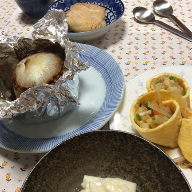 ４月第2週の教室、玉ねぎお菓子は同時にオーブンへ