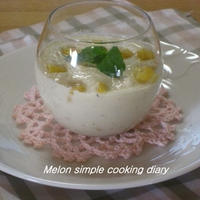 コーン入りなめらかチーズ豆腐♪