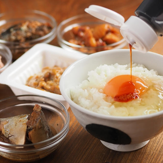 タンパク質強化たまごかけご飯、缶詰アレンジ！筋トレ前後にもおすすめ！