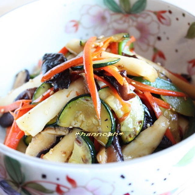 トックと干し野菜の炒めあえナムル