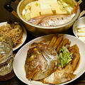 鯛のかぶと煮、鯛の湯豆腐