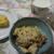 合びき肉と玉ねぎ、キャベツ白菜の蒸し炒めした後牛乳で煮込んだもの