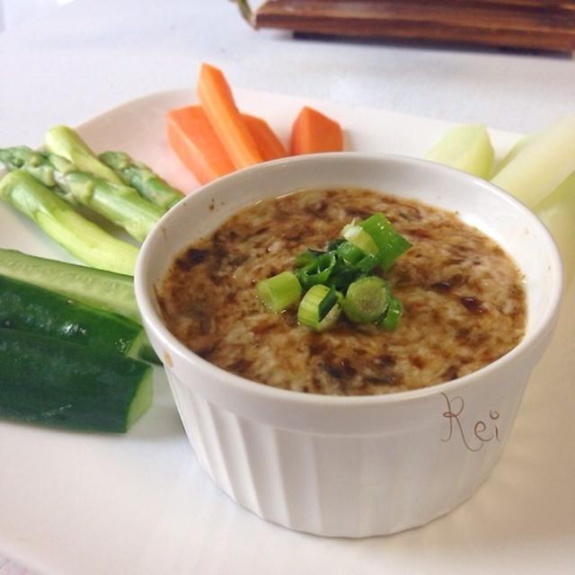 止まらん！長芋と海苔の佃煮のディップ！