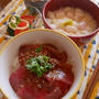 ミツカン寿司酢で作るマグロ漬け丼とにゅうめん