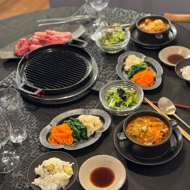 おうちで、ちょっといい焼肉の夜ごはん