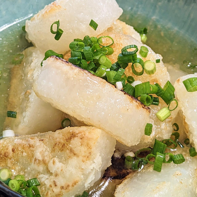 鱸の煮付けと大根の焼き浸し