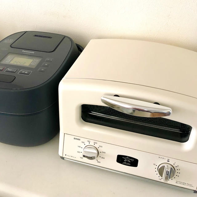新しいキッチン家電！アラジンオーブントースターと炊飯器♪