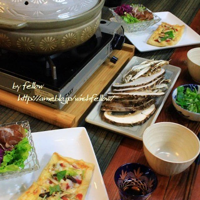 ◆国産松茸づくしで松茸しゃぶ？と松茸ピザに松茸パスタ♪～ゆるやか糖質制限♪