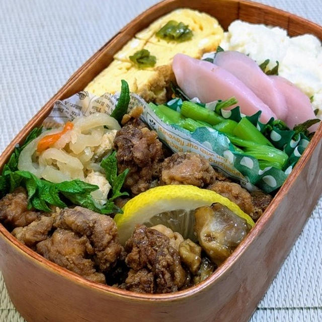 玉子焼きよく入れる～夫のお弁当６３