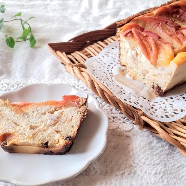 【美肌SWEETS】『林檎とシナモンのチーズケーキ』の美肌スイーツレシピ