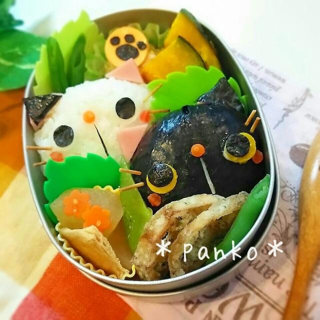 ねこちゃんズのお弁当☆(キャラ弁)