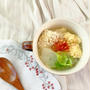 【白菜と卵の豆腐肉団子入りスープ】冬にぴったり♪