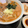 元祖焼き餃子　ことぶき屋　デッキー４０１店　担々麺　新潟らーめん巡り＜懐かしい洋食屋風ふわとろナポリタンオムうどん（冷凍うどんで）＞