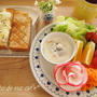 ハーフトースト　de　のんびり朝食。。。