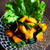かぼちゃのにんにくバルサミドレッシングサラダ　Pumpkin Salad with Garlic