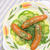 とろ〜りチーズのシャウで簡単レンチン！野菜ピザ風ヘルシーおつまみ。