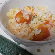 塩麹トマトごはん・材料は塩麹とミニトマト！簡単・美味しい絶品ご飯！！