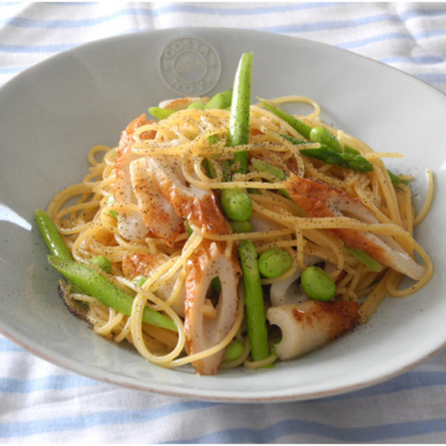 おにぎりと和風パスタ＊＊
