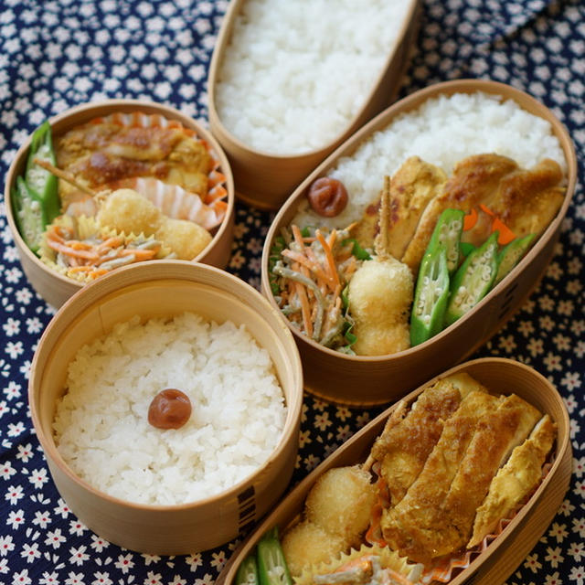 朝は焼くだけ☆新学期コク旨タンドリーチキン弁当