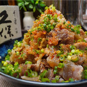 【レシピ】牛すじ肉のネギだくおろしポン酢