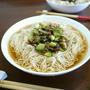 『東京オカザキッチン　夏の納涼祭』香味野菜の梅肉和えde爽やかお素麺♪