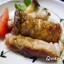 簡単でおいしい！エリンギの肉巻き　バルサミコ仕立て
