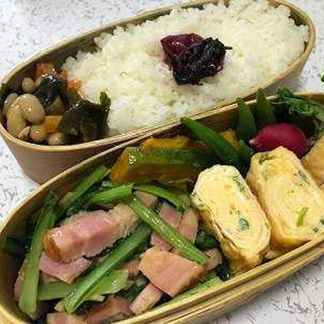 食べて菜のベーコン炒め弁当