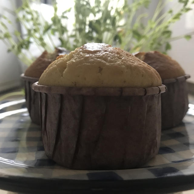 栗の渋皮煮と胡桃のカップケーキ