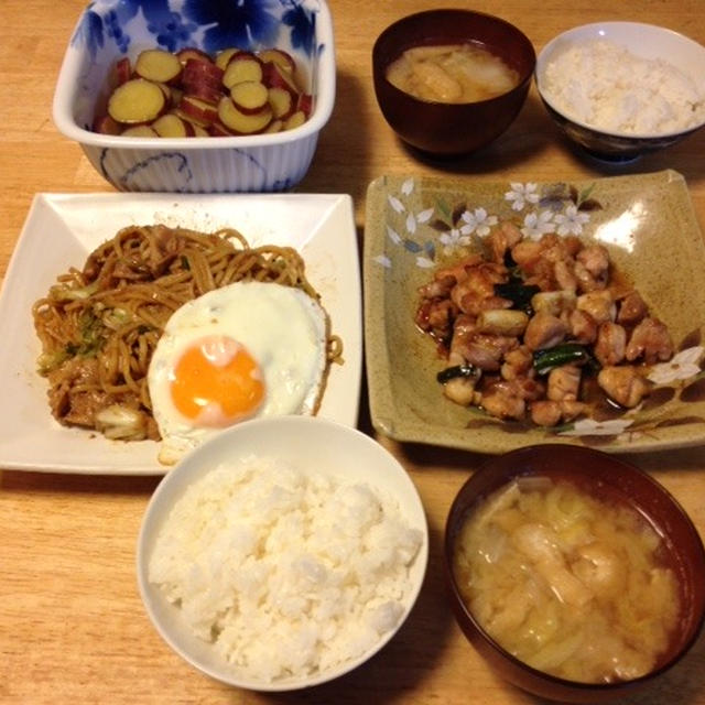 昨夜は鶏とねぎの照り焼きなど～