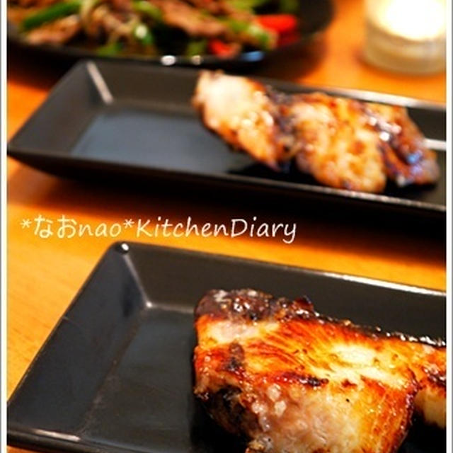 ･*美味しい簡単ブリの塩麹焼き＆チンジャオ風焼肉にゴボウの煮物♪