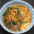 豚肉とほうれん草入りカレーうどん