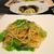 グリーンボールとアンチョビのパスタ、さんまの香草焼き
